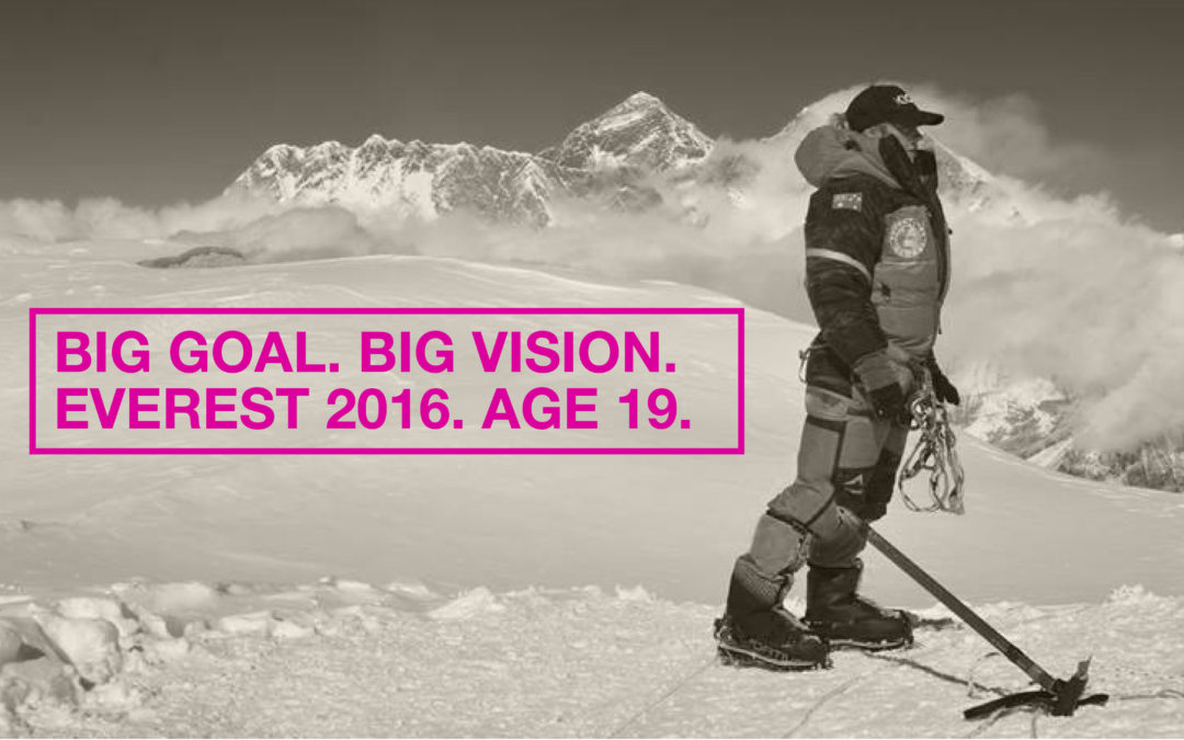 Alyssa has broken the record as the youngest Australian to Summit Mt Everest